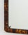 Late 20th Century Karl Springer Style Tortoise Shell Finish Wood Framed Beveled Glass Mirror For Sale - Image 5 of 8