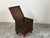 Brown Late 18th Century Oak Box with Faux Drawers, Handles and Carved Scrolls For Sale - Image 8 of 12