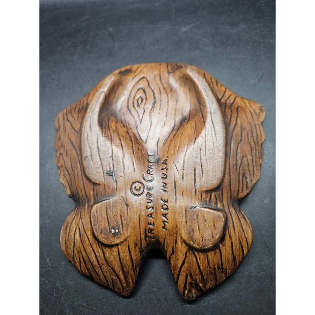 Vintage Treasure Craft Butterfly Trinket Tray