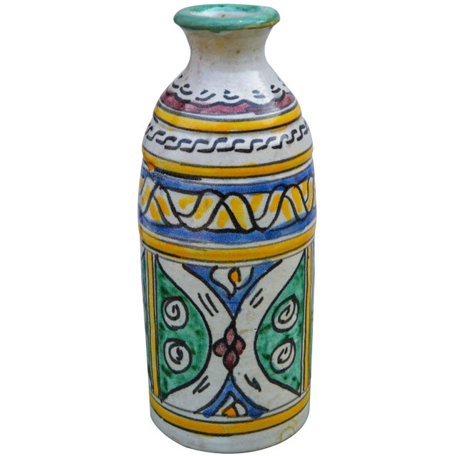 Mid 20th Century Moorish Ceramic Vase For Sale - Image 4 of 7