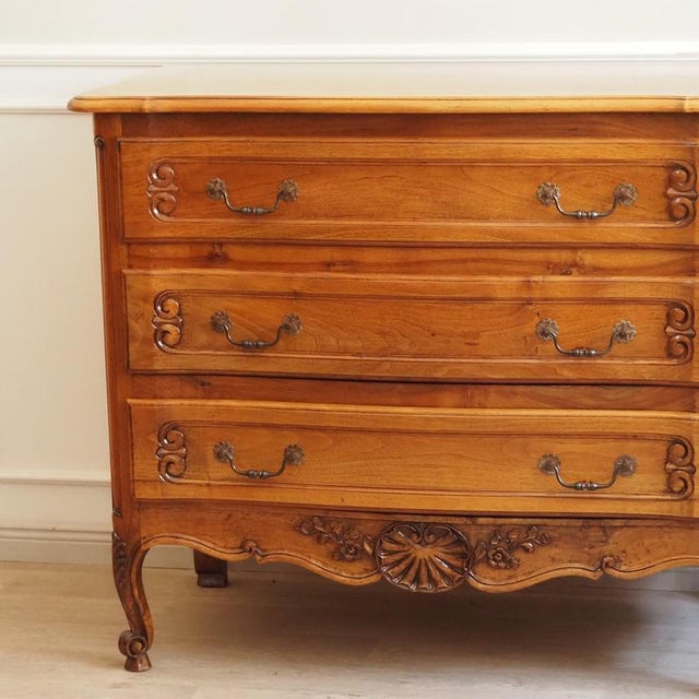 Wood Louis XV Style Chest of Drawers from Rüster, 1900 For Sale - Image 7 of 16