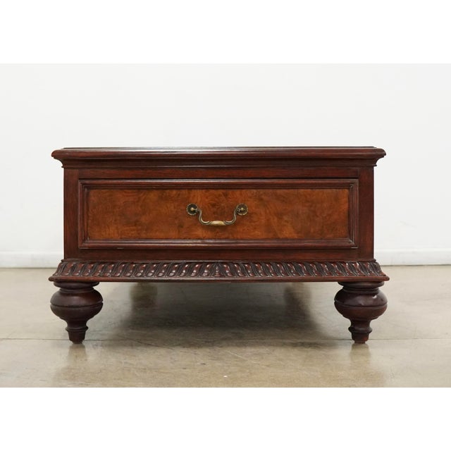 Wood Vintage Ethan Allen Townhouse Collection Morley Coffee Table For Sale - Image 7 of 16