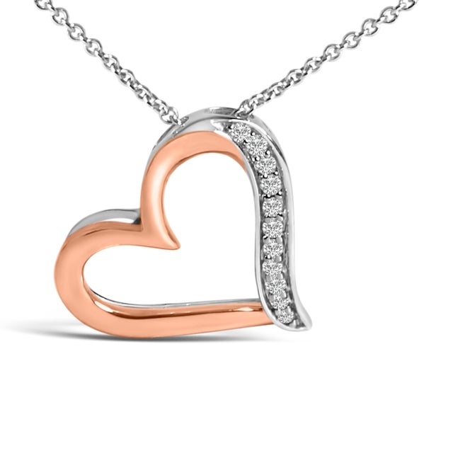 This exquisite necklace elegantly captures the essence of love through its open heart design, impeccably crafted in .925...