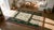 Textile 1930s Green Geometric Tribal Antique Indian Agra Rug 5'10" X 8'6" Hand Knotted Wool Carpet For Sale - Image 7 of 8