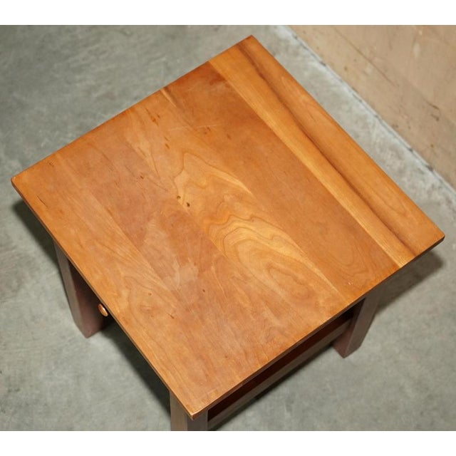 Cherrywood Side Tables or Nightstands from Harrods London, Set of 2 For Sale - Image 16 of 18