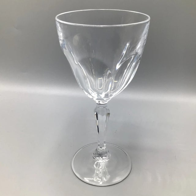 Transparent Cristal D’Arques Durand Washington Claret Crystal Wine Glasses-Set of 6 For Sale - Image 8 of 13