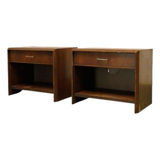 Lane Distressed Nightstands - a Pair For Sale