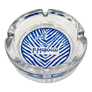 Vintage El Morocco Nyc Nightclub Zebra Glass Ashtray New York