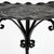 Mid 20th Century Vintage Chinoiserie Iron Table or Stand With Inscribed Dragon For Sale - Image 5 of 11