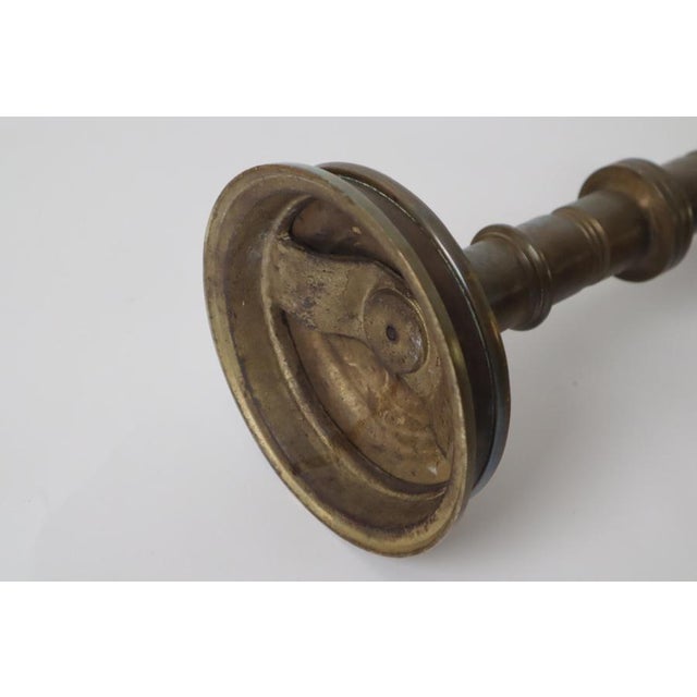 Large Art Deco Bronze Candleholder, Germany, 1930s For Sale - Image 10 of 13