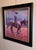 Contemporary Pink Rope by Jeff Slemons | Gouache On Illustration Board Horseback rider preparing to rope. For Sale - Image 3 of 3