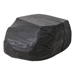 Sculptural Hardwood Stool by Logniture For Sale