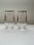 Mid-Century Modern Mid 20th Century Libbey Gold Trimmed Rose Blossom Juice Glasses- a Pair For Sale - Image 3 of 8