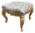 1980 Artisan Louis XVI Gold Pistachio Beech Bench For Sale