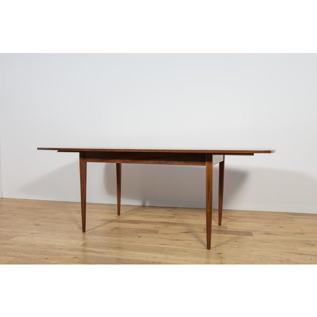 Brown Mid-Century Teak Extendable Dining Table, United Kingdom, 1960s For Sale - Image 8 of 18