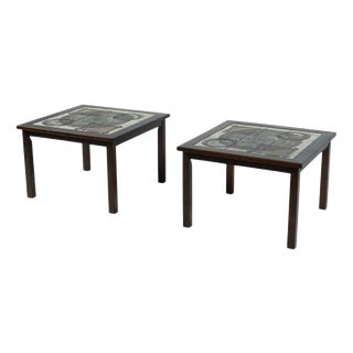 Danish Side Tables from Ox Art, 1970s, Set of 2 For Sale
