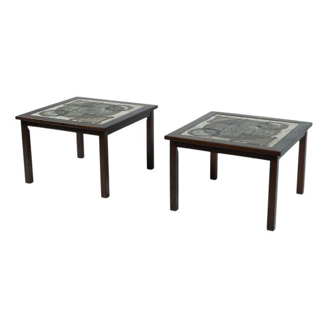 Danish Side Tables from Ox Art, 1970s, Set of 2 For Sale