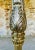 White Vintage Floor Lamp with Gilded Brass Decor, 1960s For Sale - Image 8 of 18