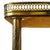 Vintage Hollywood Regency Neoclassical Brass Side Table with Leather Top and Gallery Edge, 1960s For Sale - Image 9 of 13