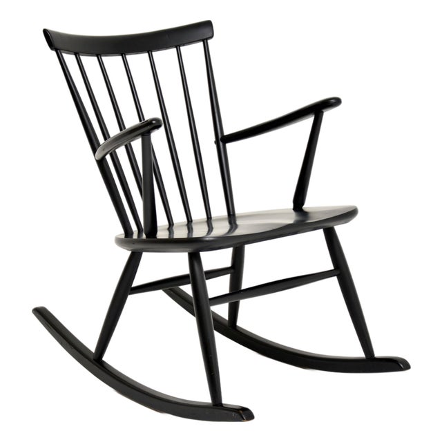 Swedish Rocking Chair by Roland Rainer for Hagafors, 1960s For Sale