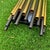 1970s Black and Gold Metal Connected Tube Style Wall Sconces - a Pair For Sale - Image 4 of 7