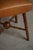 Vintage Danish Turned Wood Stool with Leather Seat, 1930s For Sale - Image 12 of 13