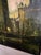 1960s Vintage Lee Reynolds Cityscape Painting Mid Century Modern | Abstract Yellow Green Impasto Oil Canvas MCM Wall Art | Vanguard Studios Signed For Sale - Image 5 of 9