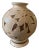 Vintage Mid 20th Century Carved Vase With Separate Base For Sale