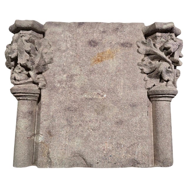 Antique Gothic Capital, 1750 For Sale