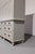 Light Gray Massive Antique English Painted Pine Housekeeper’s Cupboard Sliding Doors - Circa 1880 For Sale - Image 8 of 15