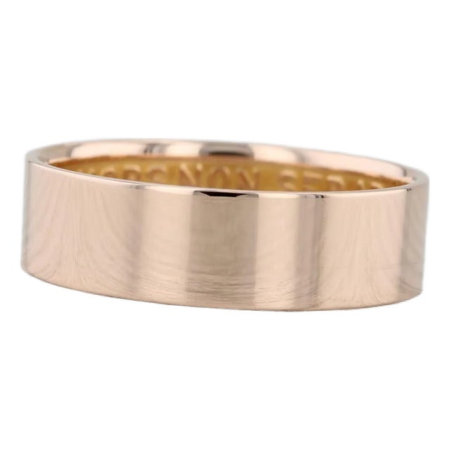 1920s Antique Scottish Rite 14th Degree Ring 14k Rose Gold Band Masonic Size 12 For Sale