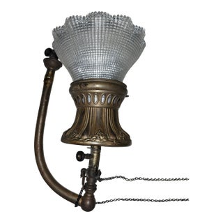 Antique Gas Wall Lamp For Sale
