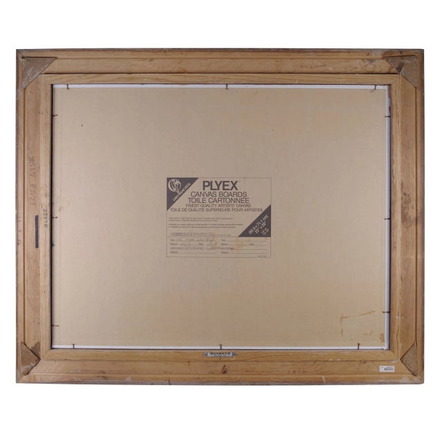 1980s Vintage Howard Carr Prong Horn Frolicking Oil Painting For Sale - Image 5 of 5