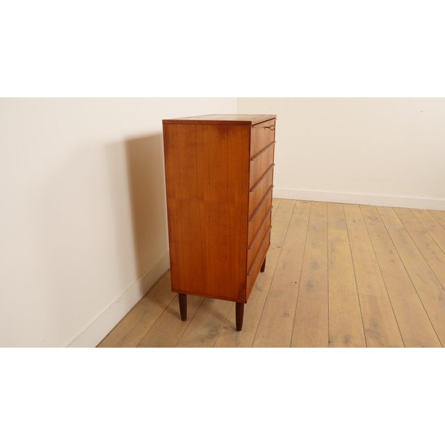 Vintage Danish Chest of Drawers in Teak For Sale - Image 6 of 10