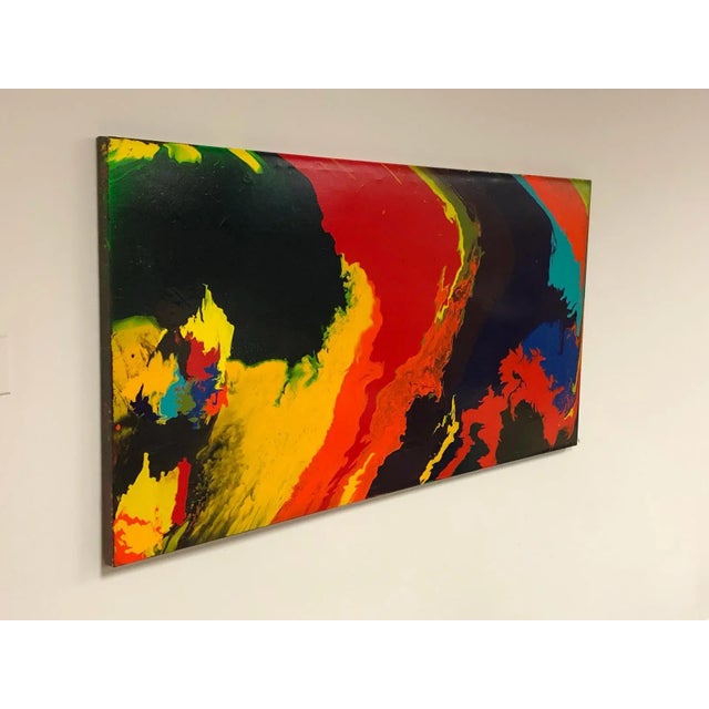 1970s Abstract Modern Painting For Sale - Image 10 of 13