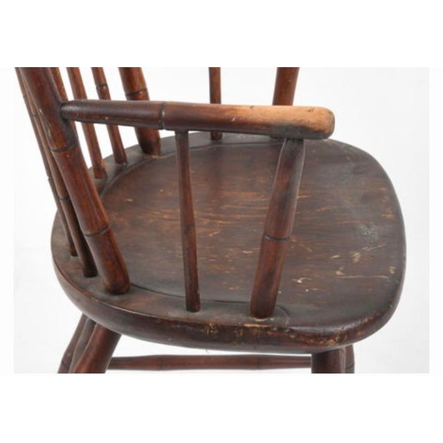 Antique Birdcage Windsor Chairs, a Near Pair For Sale - Image 9 of 12
