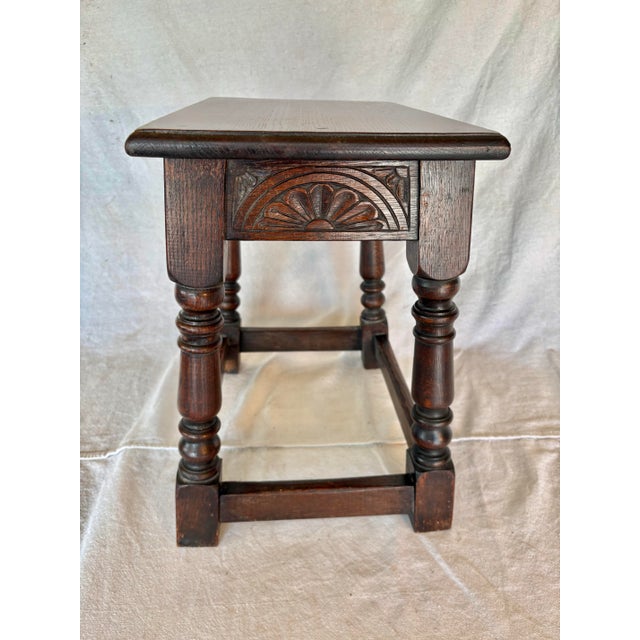 18th Century English Oak Joint Stool For Sale - Image 12 of 12