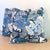 Schumacher Chiang Mai Dragon Pillows in China Blue With Aqua Pave Print Backs - Pair For Sale - Image 10 of 11