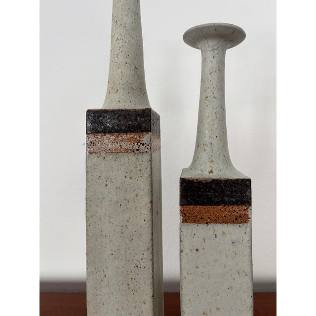 Stone Vases by Bruno Gambone, Italy, 1970s, Set of 2 For Sale - Image 6 of 13