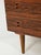 Paper Danish Chest of Drawers with Rosewood Effect from Denka, 1950s For Sale - Image 7 of 11