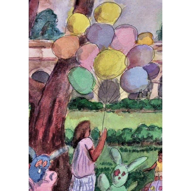 American Arnold A. Grossman, Oaxaca Playtime, Circa 1970 For Sale - Image 3 of 6