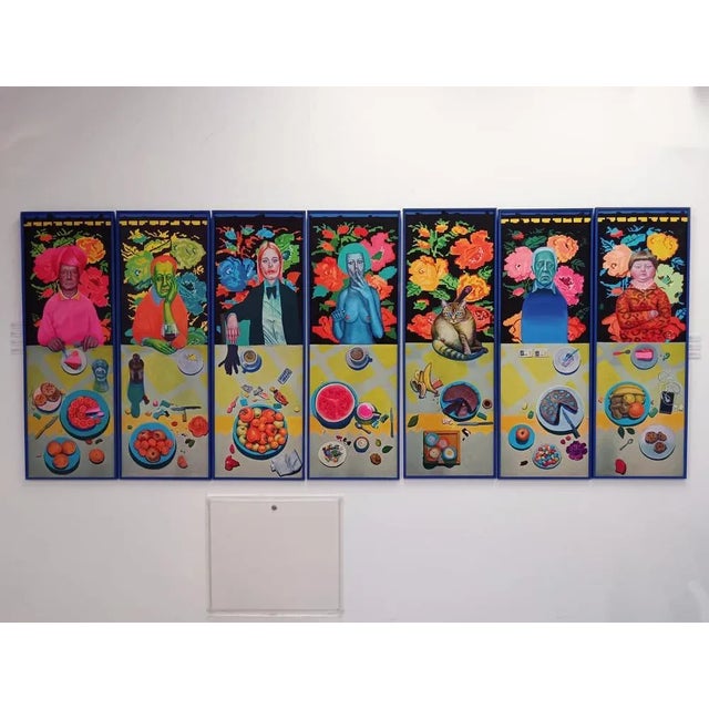 Natasha Lelenco, 7 Portraits and Still Lifes, 2023, Dibonds, Set of 7 For Sale - Image 10 of 11