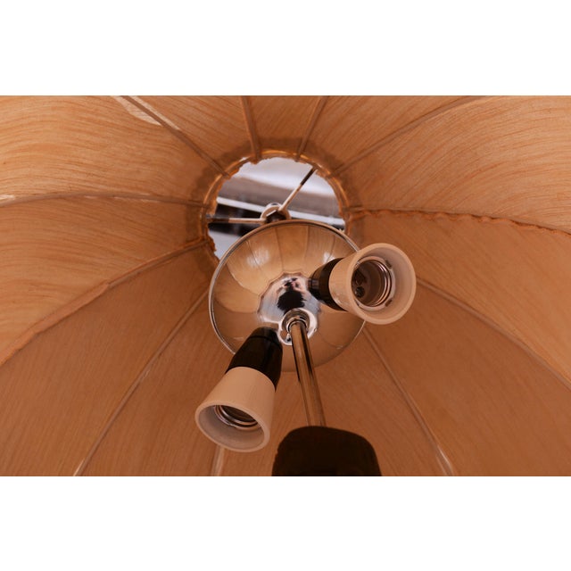 Art Deco Floor Lamp in Beech and Oak, Czech, 1910s For Sale - Image 6 of 14