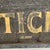 Black Optician Large Antique Double Sided Gilt on Black Wood Trade Sign For Sale - Image 8 of 11
