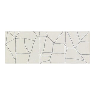 Moroccan Hand Knotted Wool Runner Rug,2'7"X7' For Sale