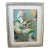 Framed Portrait French Inspired Drawing "The White Headed Girl" For Sale