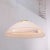 1980s Large Italian Ceiling Lamp in White Murano Glass with Pink Gray Finishes, 1980s For Sale - Image 5 of 12