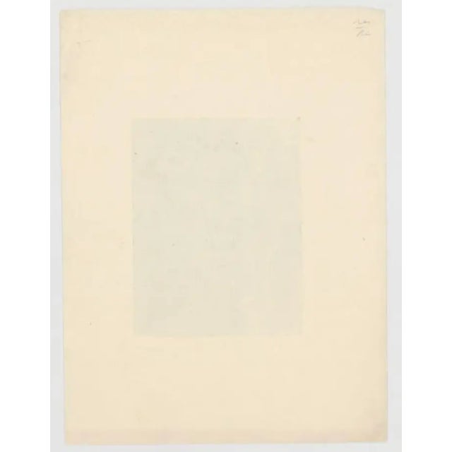 1950s Circus Mid Century Linocut For Sale - Image 4 of 5