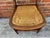 Early 20th Century Antique Victorian Style Walnut Cane Seat Side Chair For Sale In Washington DC - Image 6 of 8