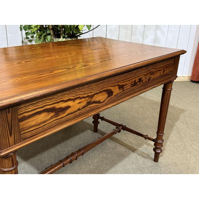 Pitch Pine Desk, Early 20th Century For Sale - Image 13 of 15